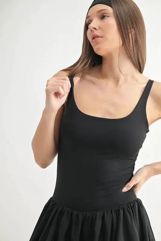 MONO B Bubble Active Mini Dress - Fritsch & Co.