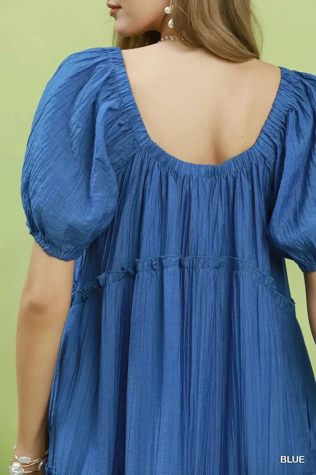 Umgee Textured Tiered Midi Dress - Fritsch & Co.