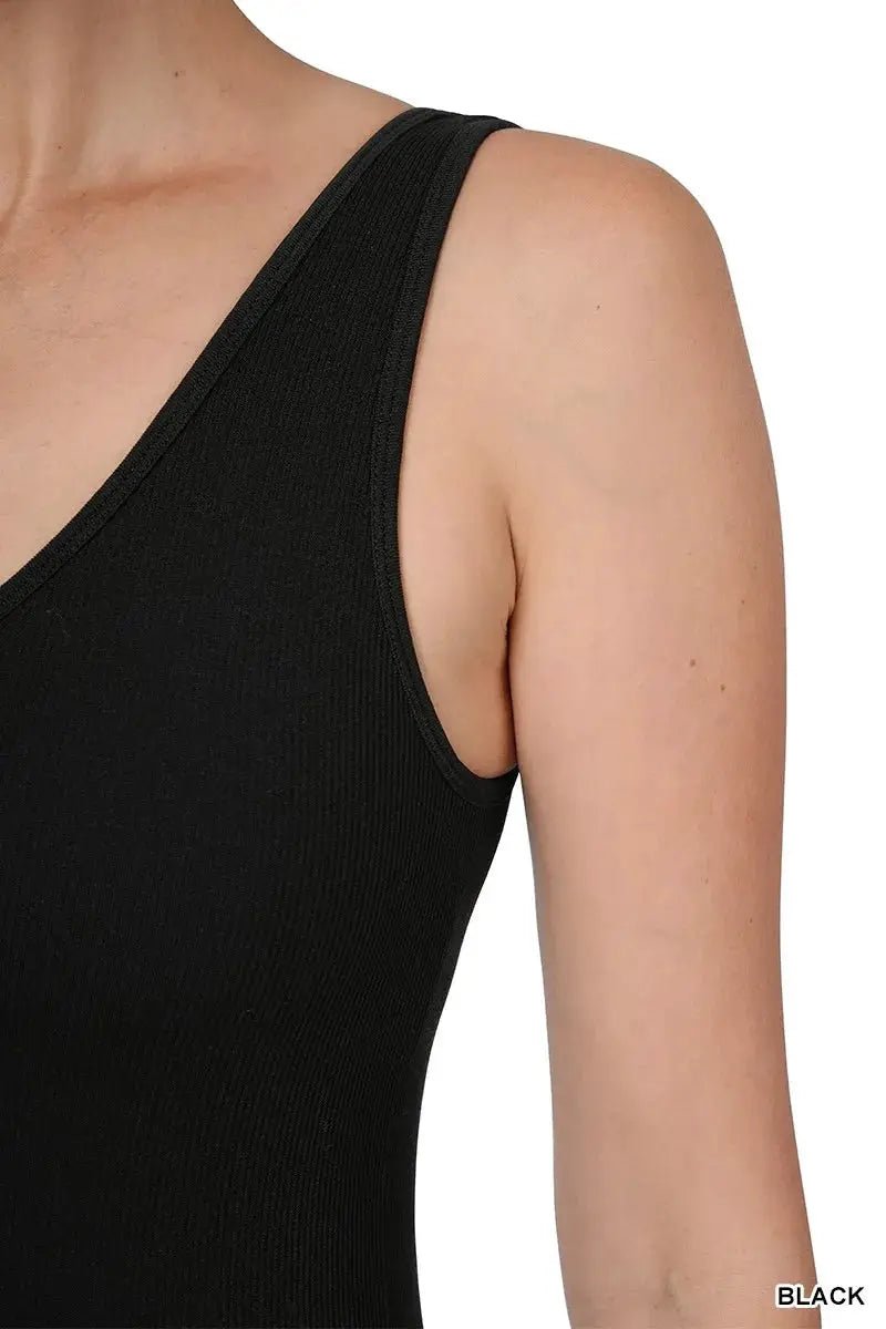 Zenana Breathable Seamless Ribbed Sports Jumpsuit - Fritsch & Co.