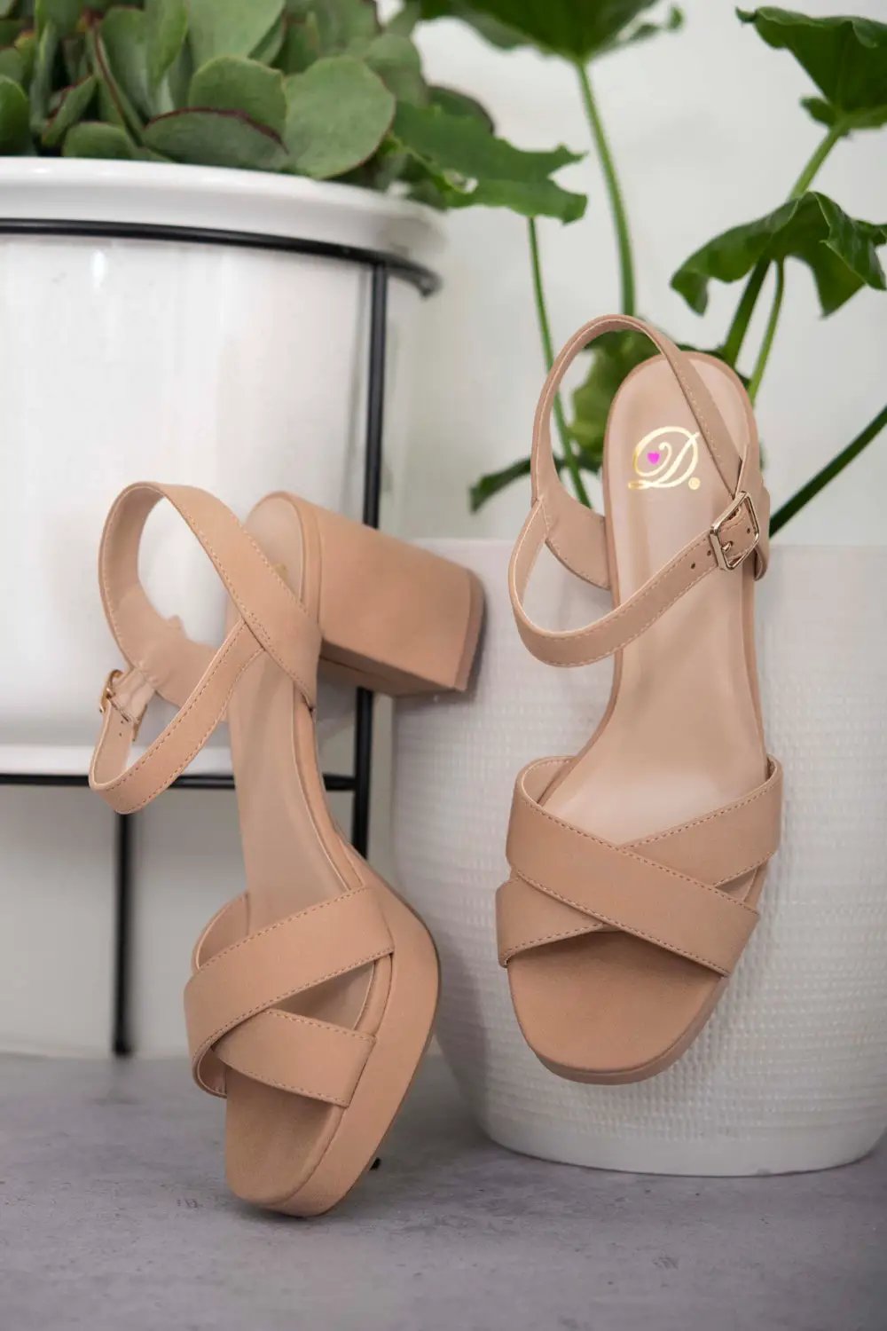 Fortune Dynamic Genuine Joy Crisscross Block Heel Sandals - Fritsch & Co.