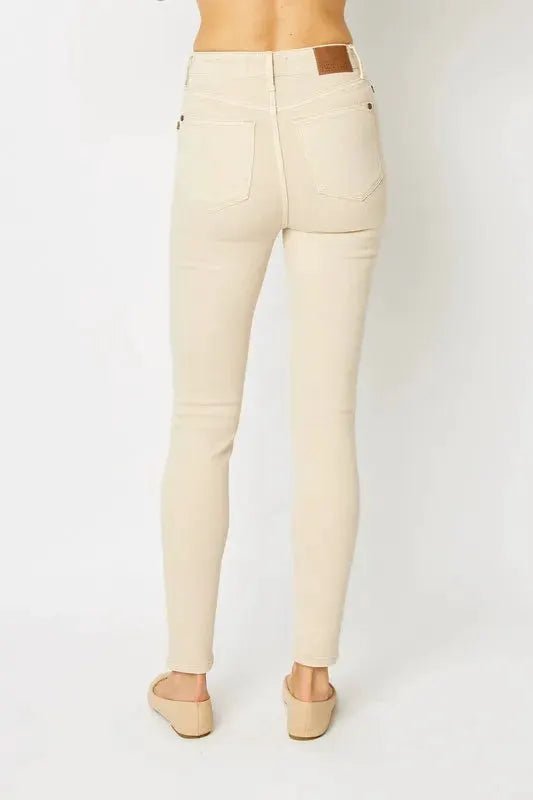 Judy Blue Full Size Garment Dyed Tummy Control High Rise Skinny Jeans - Fritsch & Co.