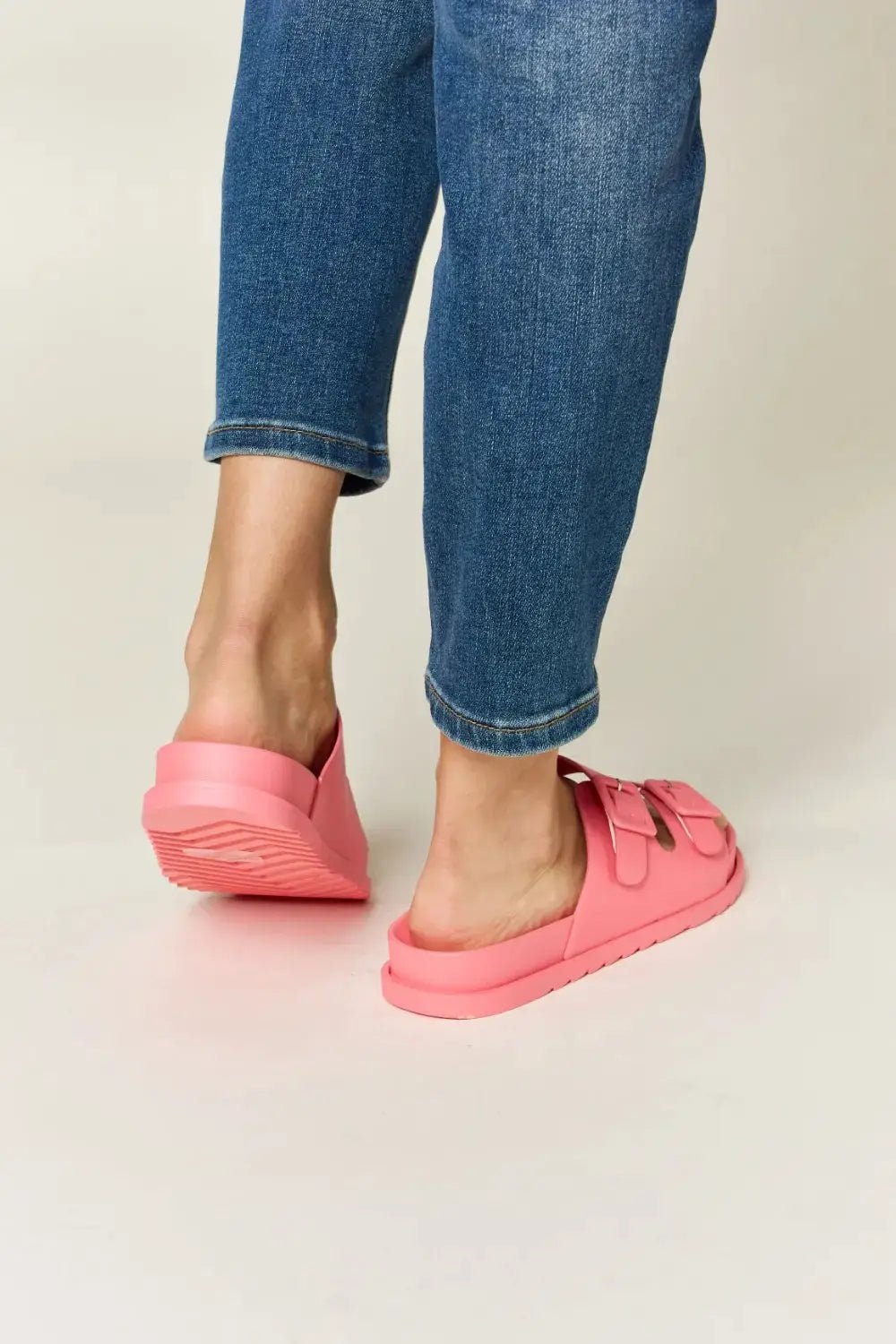 Legend Double Buckle Open Toe Sandals - Fritsch & Co.