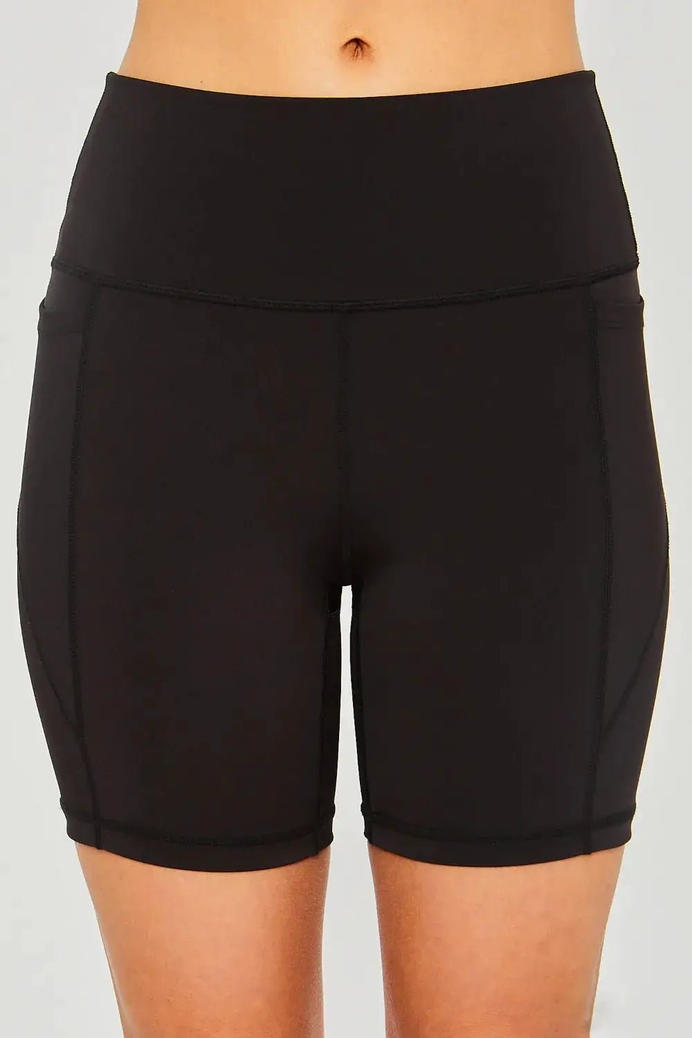 Love Tree High Waist Seam Detail Active Shorts - Fritsch & Co.