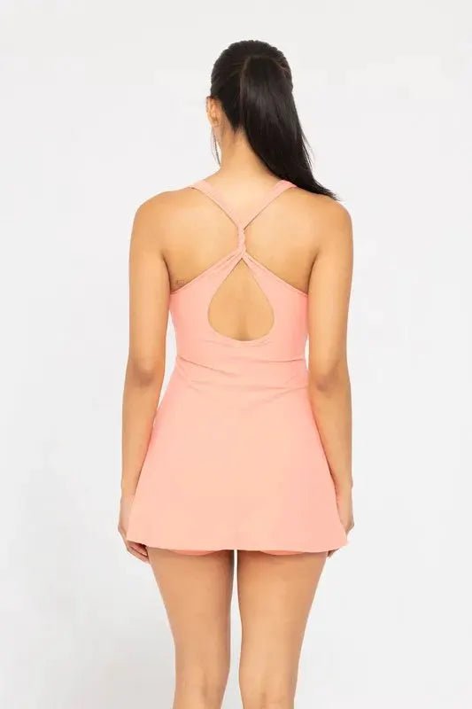 MONO B Twist Racerback Fit - and - Flare Dress - Fritsch & Co.