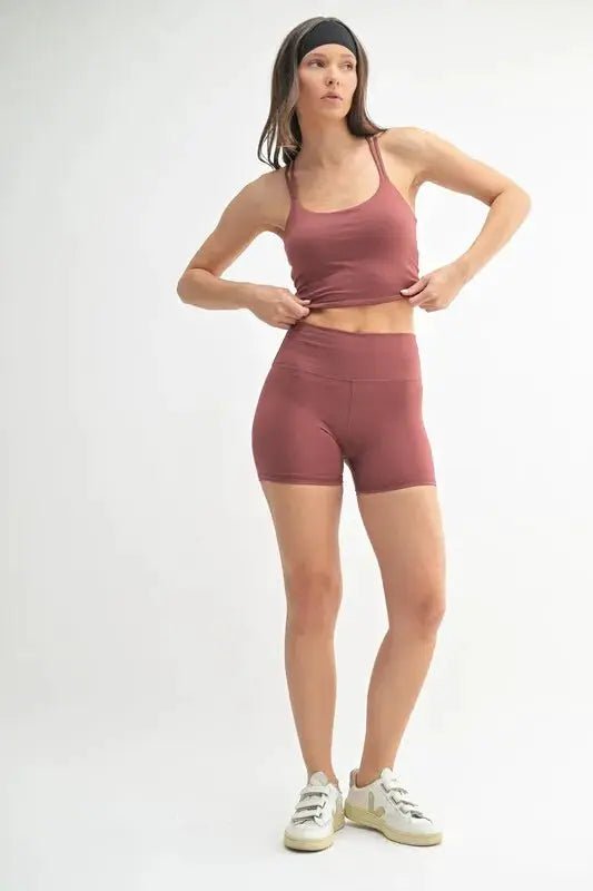 MONO B Venice Cloud Light Contour Biker Shorts - Fritsch & Co.