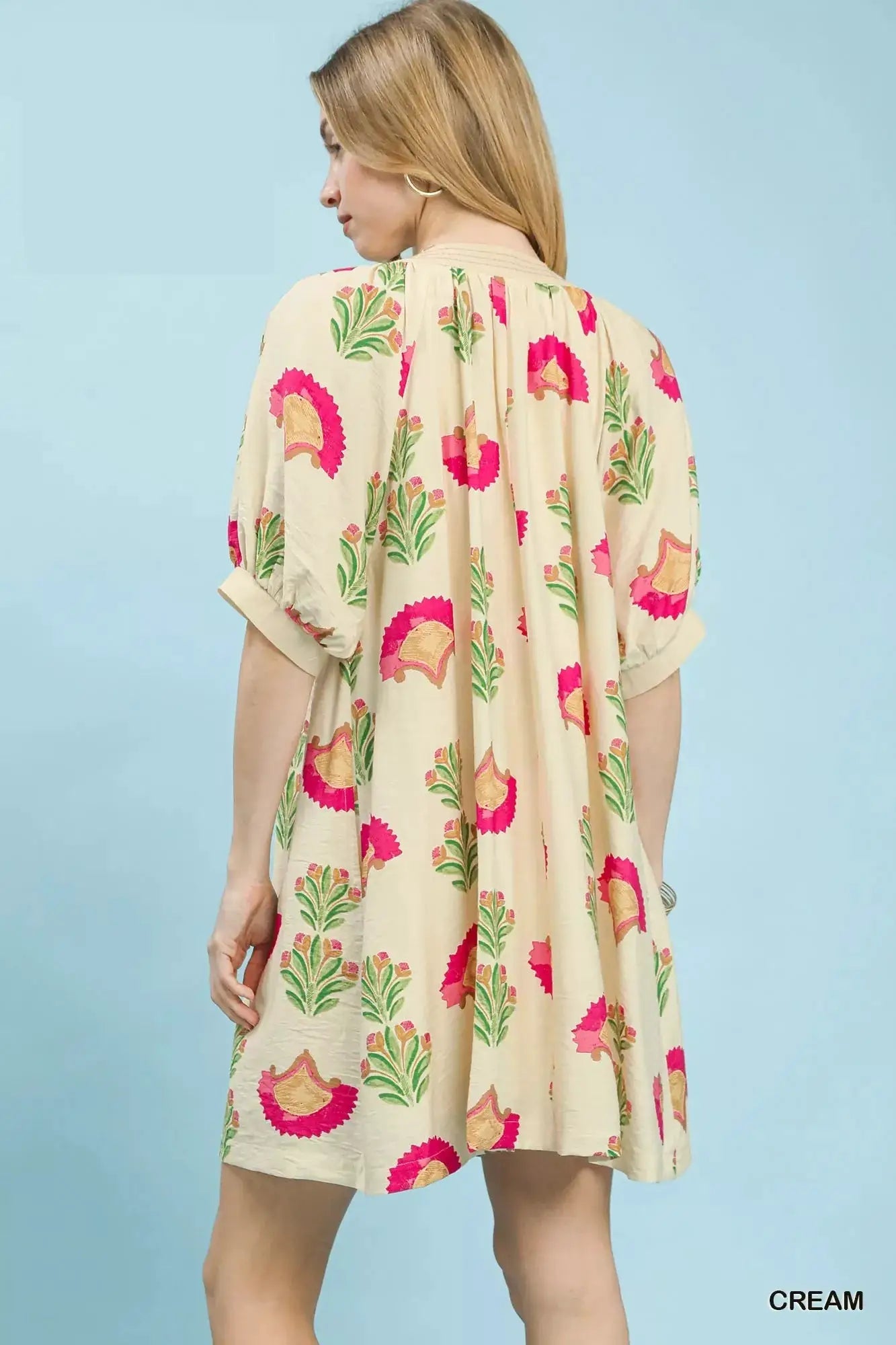 Umgee Abstract Print Mini Dress - Fritsch & Co.