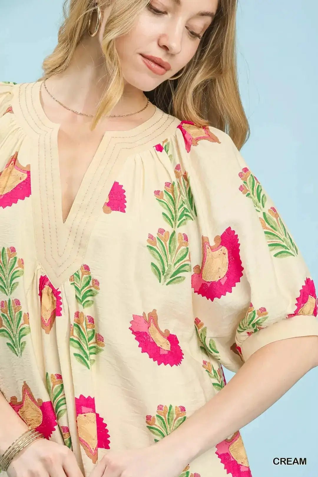 Umgee Abstract Print Mini Dress - Fritsch & Co.