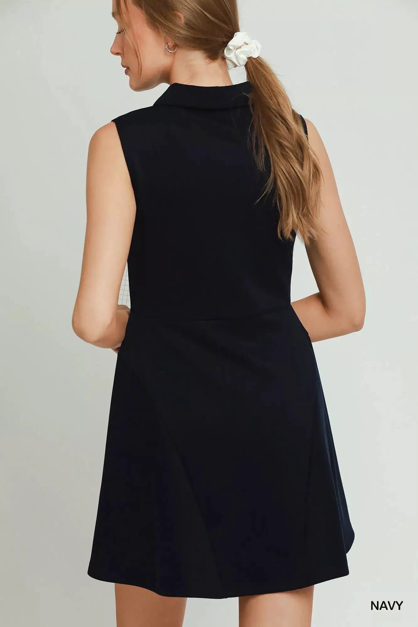 Umgee Collared Quarter Zip Tennis Dress - Fritsch & Co.