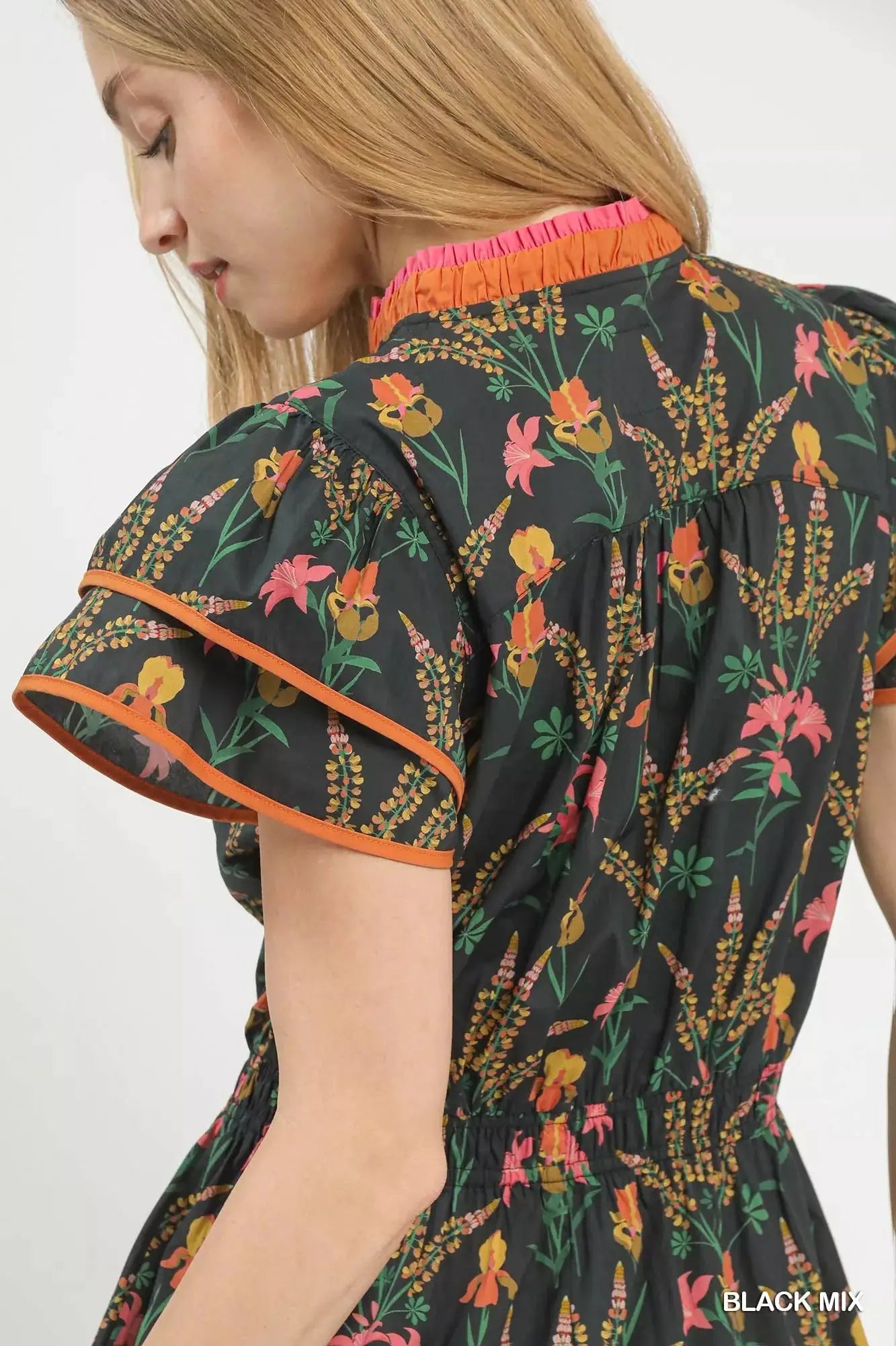 Umgee Mix Floral Midi Dress - Fritsch & Co.