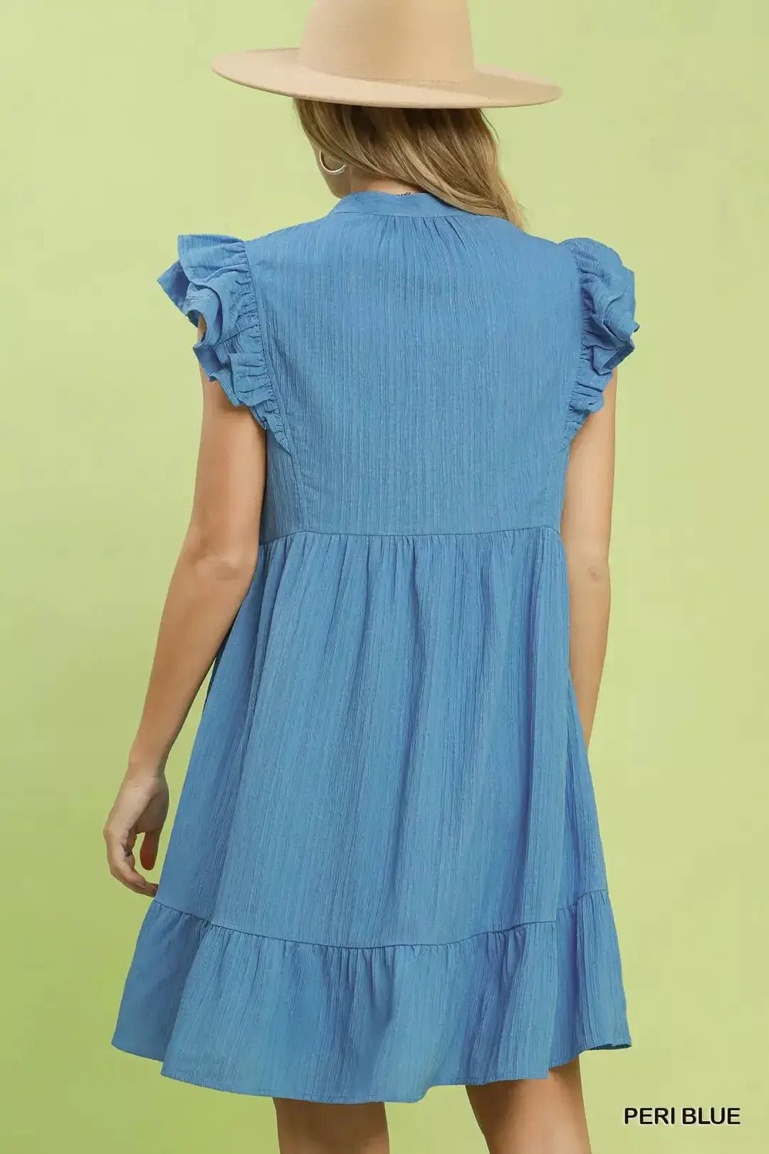 Umgee Ruffle Sleeve Babydoll Dress - Fritsch & Co.