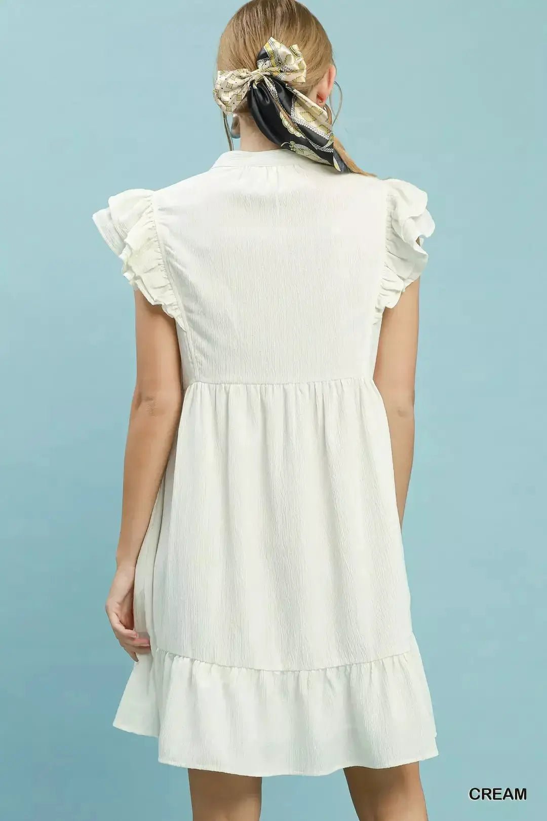 Umgee Ruffle Sleeve Babydoll Dress - Fritsch & Co.