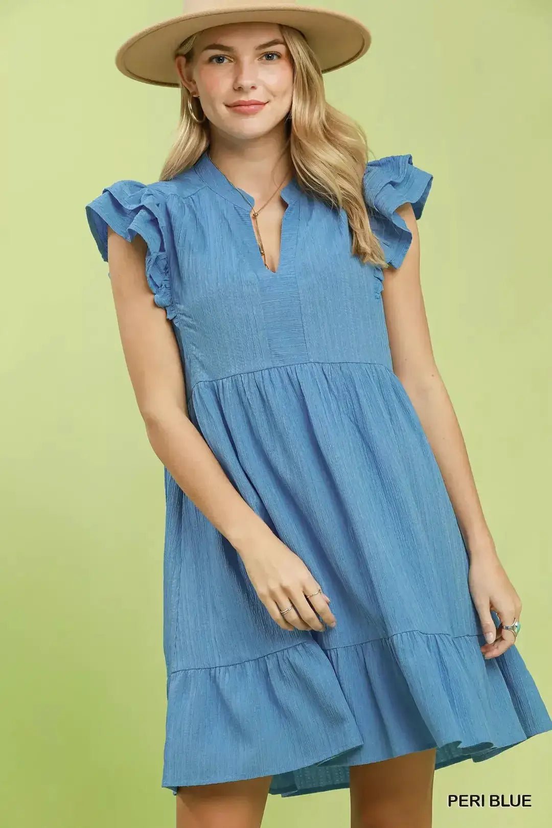 Umgee Ruffle Sleeve Babydoll Dress - Fritsch & Co.