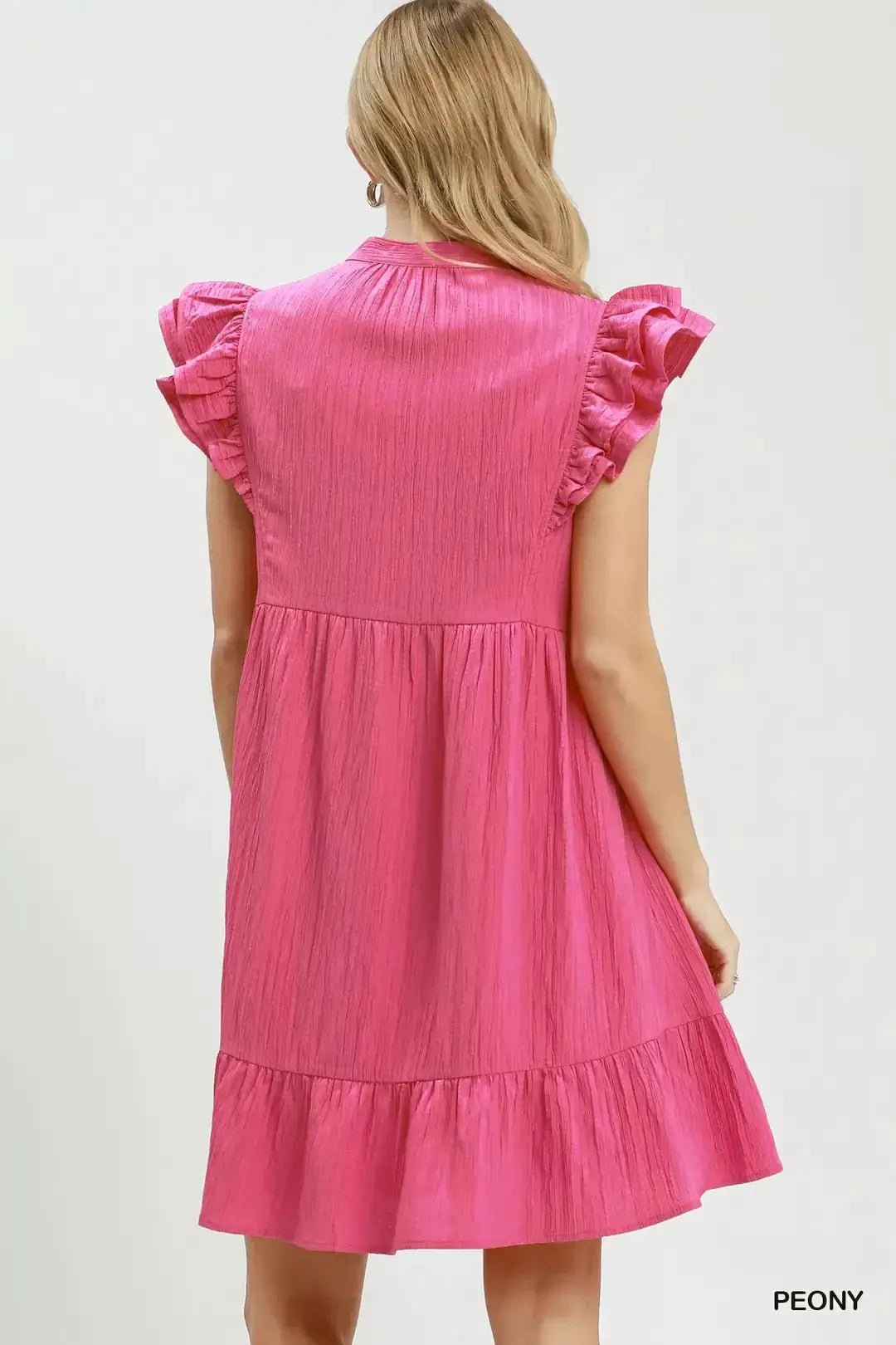 Umgee Ruffle Sleeve Babydoll Dress - Fritsch & Co.