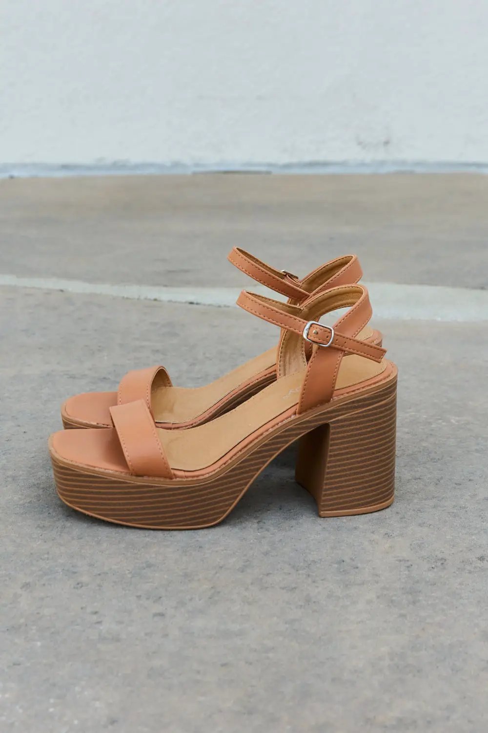 Weeboo Feel It Platform Heel Sandals - Fritsch & Co.