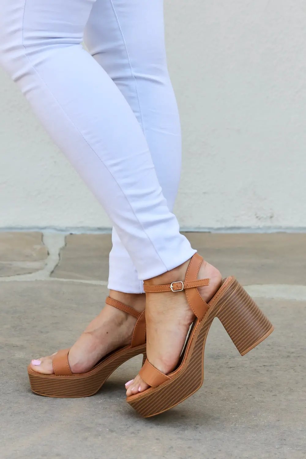 Weeboo Feel It Platform Heel Sandals - Fritsch & Co.