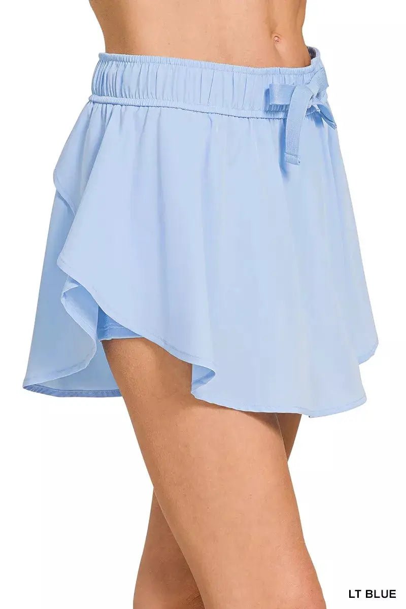 Zenana Soft Woven Active Skorts with Pockets - Fritsch & Co.