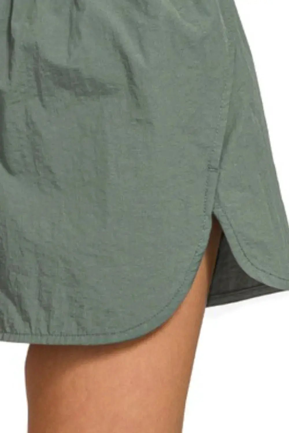 Zenana Windbreaker Smocked Waistband Running Shorts - Fritsch & Co.